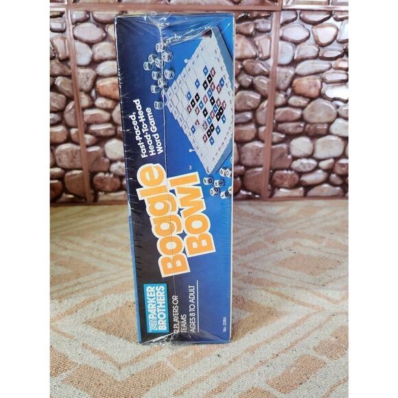 Vin. 1987 PARKER BROTHERS BOGGLE BOWL Word Building Board Game Components Sealed - Picture 5 of 6